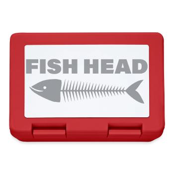 FISH HEAD - Lunchbox - red - Front