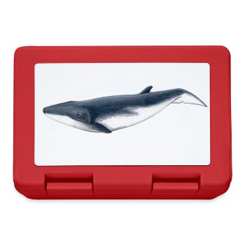 Tropical baby whale Baby whale - Baby baleine - Lunchbox - red - Front