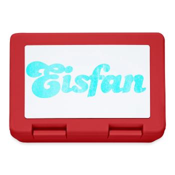 Eisfan cool Statement Eiscreme Eis Eiskrem Fan - Brotdose - Rot - Vorne