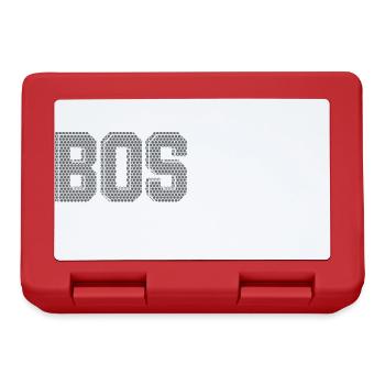 Boston Skyline Silhouette design - Lunchbox - red - Front