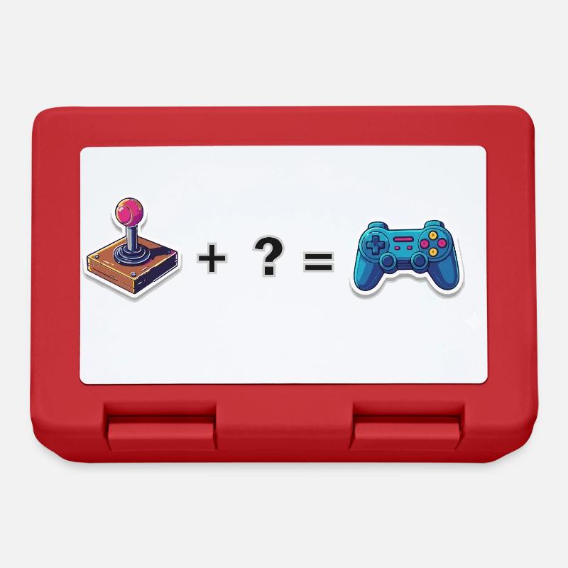 Joystick rétro rencontre manette - Boîte à goûter - rouge