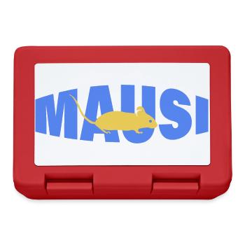 MAUSI - Brotdose - Rot - Vorne