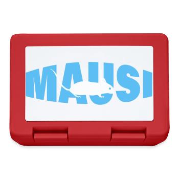 MAUSI - Brotdose - Rot - Vorne