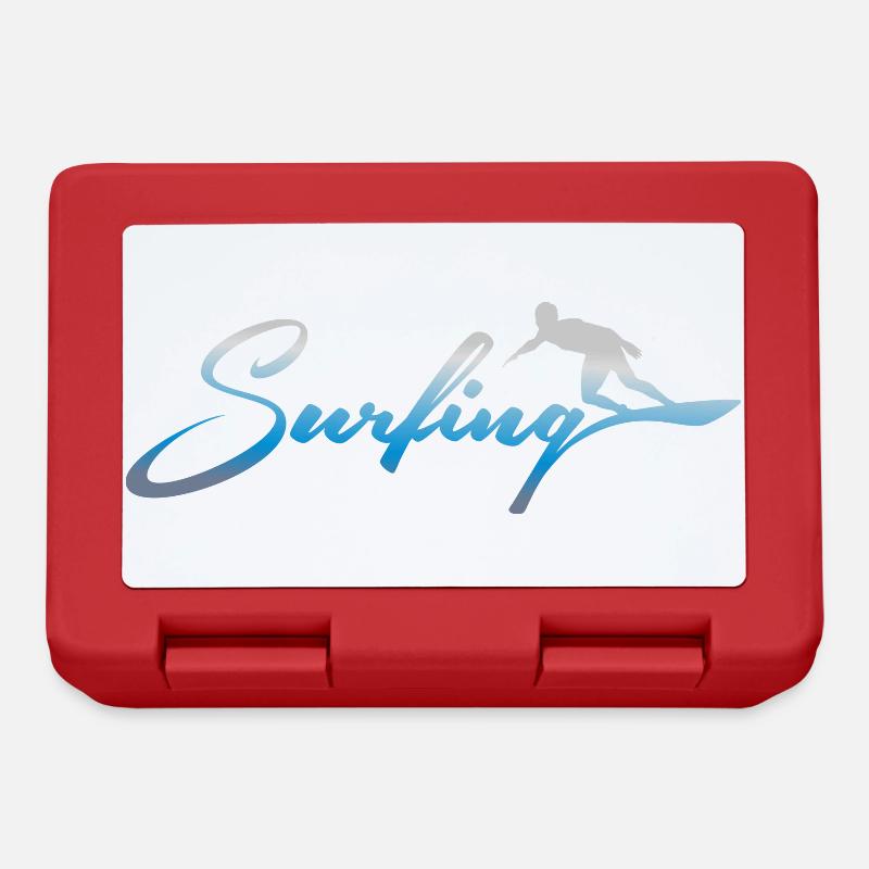 SURFING, SURFING - Lunchbox - red
