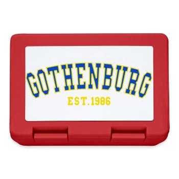 Gothenburg Est. 1986 - Lunchbox - red - Front