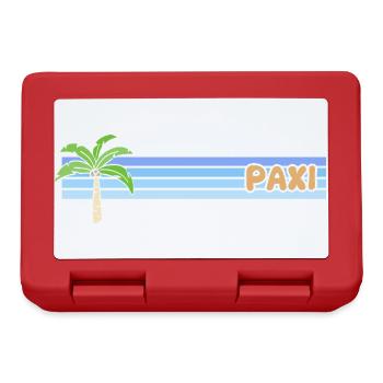 Paxi comme jour férié - Boîte à goûter - rouge - Devant