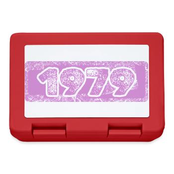 Né en 1979 - Boîte à goûter - rouge - Devant