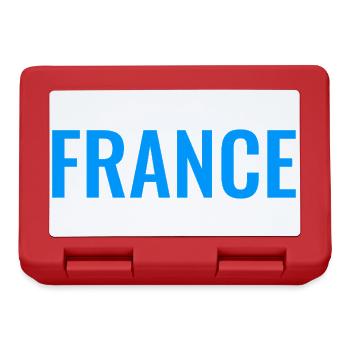 France Blue - Brotdose - Rot - Vorne