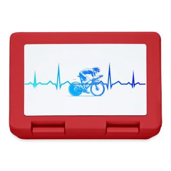 Modern road bike artwork - Lunchbox - red - Front