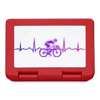 Conception de vélo de route compact pour vélo de route - Boîte à goûter - rouge - Devant
