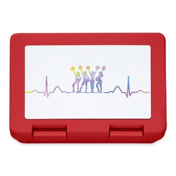 Cheerleader Cheer Mom Cheerleading - Brotdose - Rot - Vorne