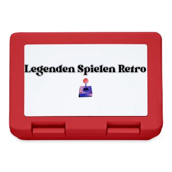 Legenden spielen Retro - Brotdose - Rot - Vorne