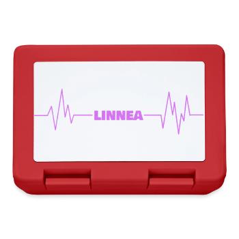 Linnea comme un battement de cœur - Boîte à goûter - rouge - Devant