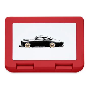 120er Serie Custom Color White - Brotdose - Rot - Vorne