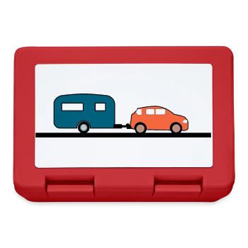 Auto - Brotdose - Rot - Vorne