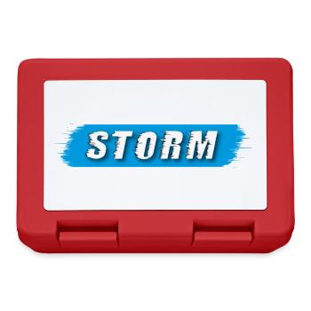 Storm claim - timeless Design - Lunchbox - red - Front