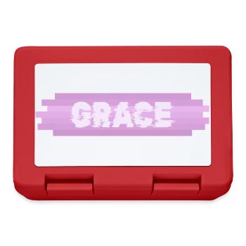 Gift for Grace - Lunchbox - red - Front