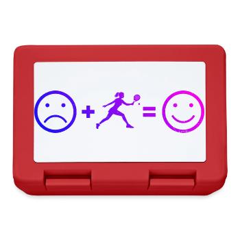 Padel nearby design for padel equipment fans - Lunchbox - red - Front