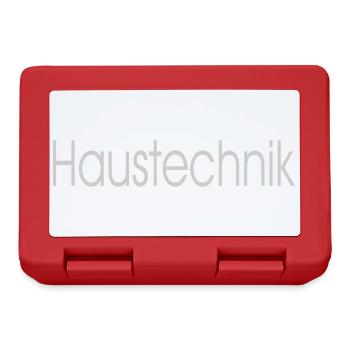 haustechnik - Brotdose - Rot - Vorne