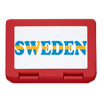Sweden - Lunchbox - red - Front