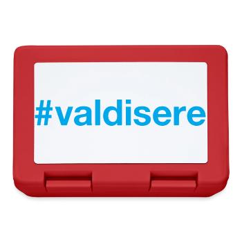 Hashtag Val d’Isère - Boîte à goûter - rouge - Devant