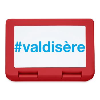 Hashtag Val d’Isère - Boîte à goûter - rouge - Devant