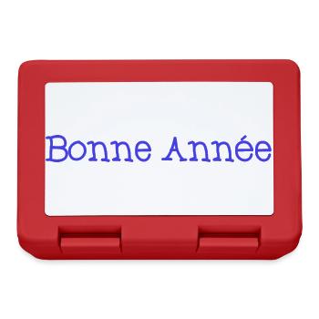BONNE ANNEE. SAINT SYLVESTRE. NOUVELLE ANNÉE - Boîte à goûter - rouge - Devant