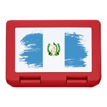 Drapeau du Guatemala - Boîte à goûter - rouge - Devant