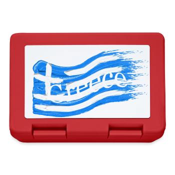 Drapeau grec - Boîte à goûter - rouge - Devant