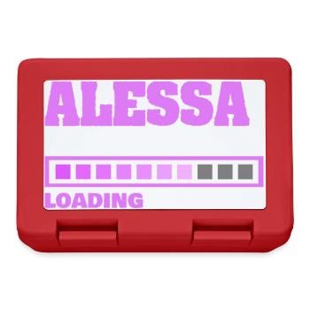 ALESSA - Lunchbox - red - Front