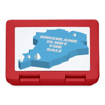 Le Groenland n’est pas à vendre (édition 3D) - Boîte à goûter - rouge - Devant
