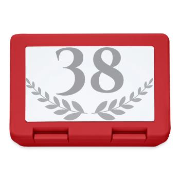 38 - Brotdose - Rot - Vorne