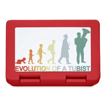 Development of a tuba player - Lunchbox - red - Front