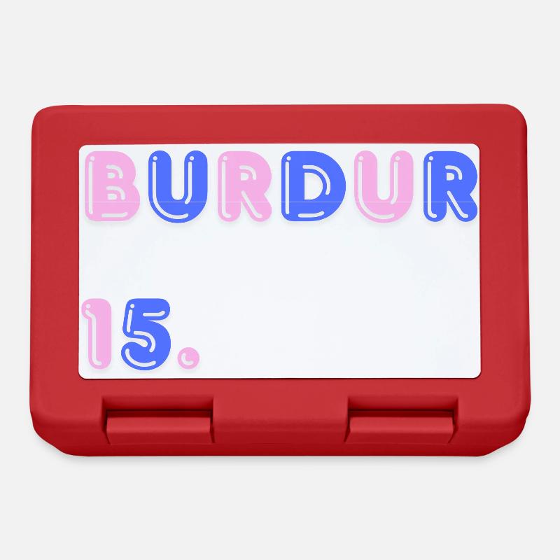 Burdur - Lunchbox - red