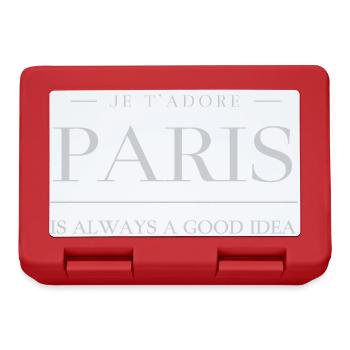 I love Paris! - Paris is always a good idea - Lunchbox - red - Front
