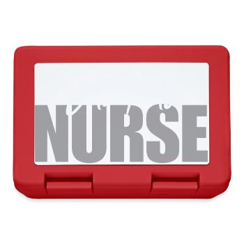 Herzkrankenschwester EKG Kardiologie Krankenschwester - Brotdose - Rot - Vorne