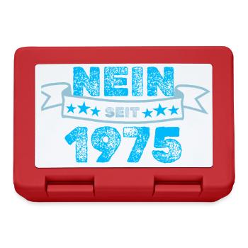 No 1975 - Lunchbox - red - Front