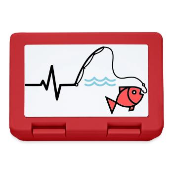 Canne à pêche à impulsions couleur poisson - Boîte à goûter - rouge - Devant