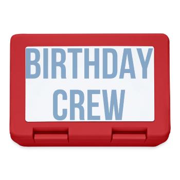 Birthday Crew - Lunchbox - red - Front