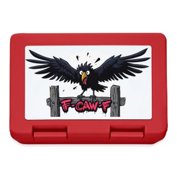 F-Caw-F Graffiti Raven Appearance - Lunchbox - red - Front