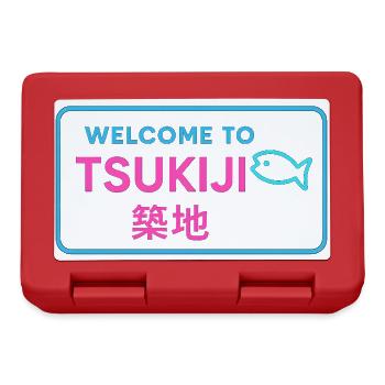 Welcome to Tsukiji - Boîte à goûter - rouge - Devant