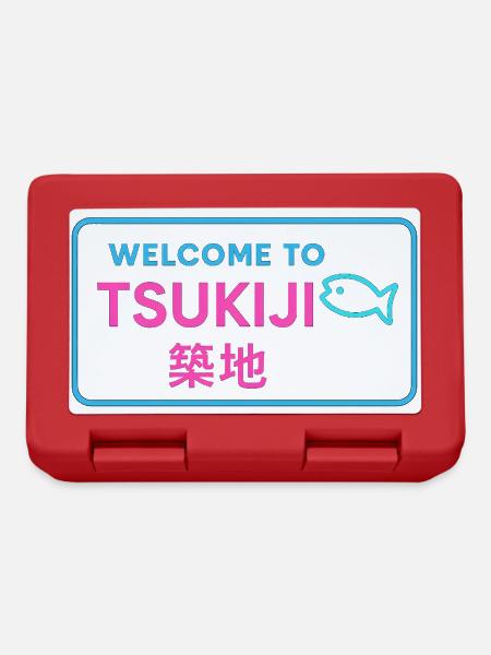 Welcome to Tsukiji - Boîte à goûter - rouge