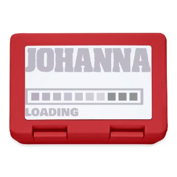Geburt Johanna - Brotdose - Rot - Vorne