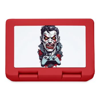 Conception de jeu de joueur d’Halloween effrayante - Boîte à goûter - rouge - Devant