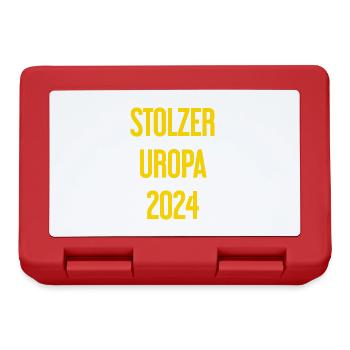 Stolzer Uropa 2024 - Brotdose - Rot - Vorne