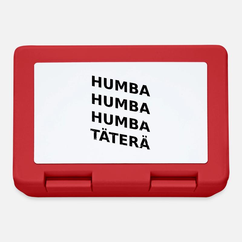 humba humba täterä vector - Brotdose - Rot
