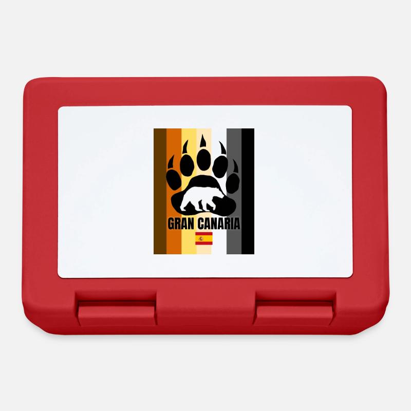 gay bear - Lunchbox - red