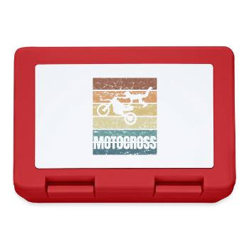 Motorcross Motorsport Motorcycling Dirtbike - Lunchbox - red - Front
