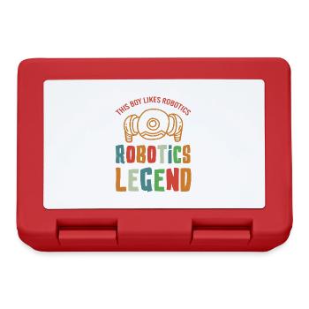 Robotics Legend Mechanic Engineer Robot - Lunchbox - red - Front