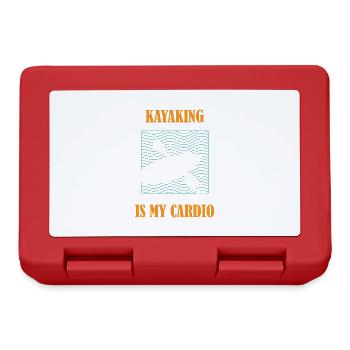 Kajakfahren als Cardio Canoe Whitewater Kayak - Brotdose - Rot - Vorne